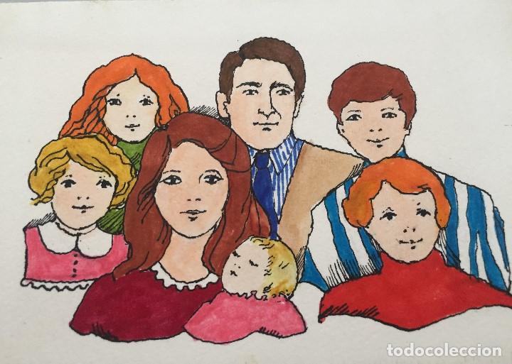 Arte: Boada, ilustraci&oacute;n original 1972, catalogada. - Foto 1