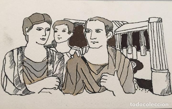 Arte: Boada, ilustraci&oacute;n original 1972, catalogada. - Foto 1