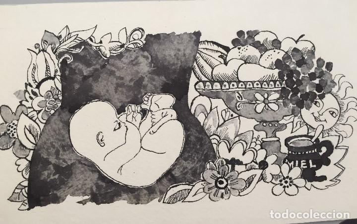 Arte: Boada, ilustraci&oacute;n original 1972, catalogada. - Foto 1
