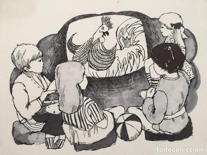 Arte: Boada, ilustraci&oacute;n original 1972, catalogada. - Foto 1