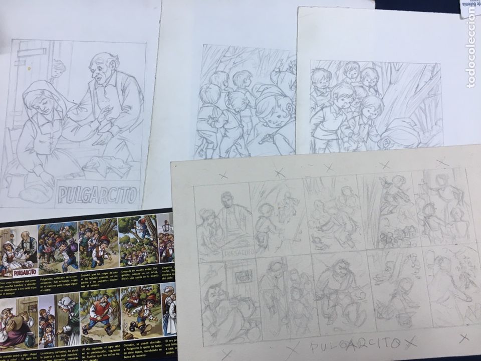 Arte: 10 DIBUJOS Y GUI&Oacute;N DE PULGARCITO. LUIS GERMAN MART&Iacute;NEZ.