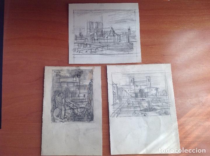 Arte: Albert Decaris. Edificios. - Foto 1