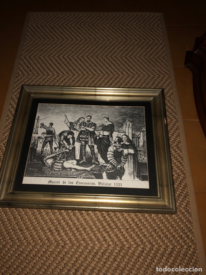 Arte: Lamina. Ejecucion de los Comuneros de castilla - Foto 2