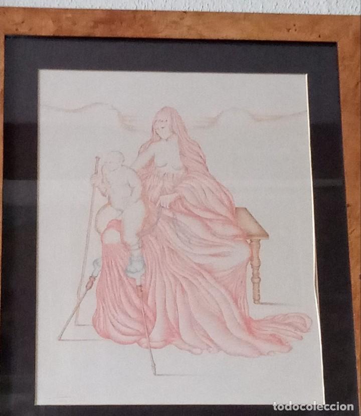 Arte: Carlos Buro de Gracia (Santander 1929) Madona con personaje