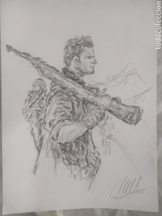 Arte: Soldado de guerra (original) - Foto 3