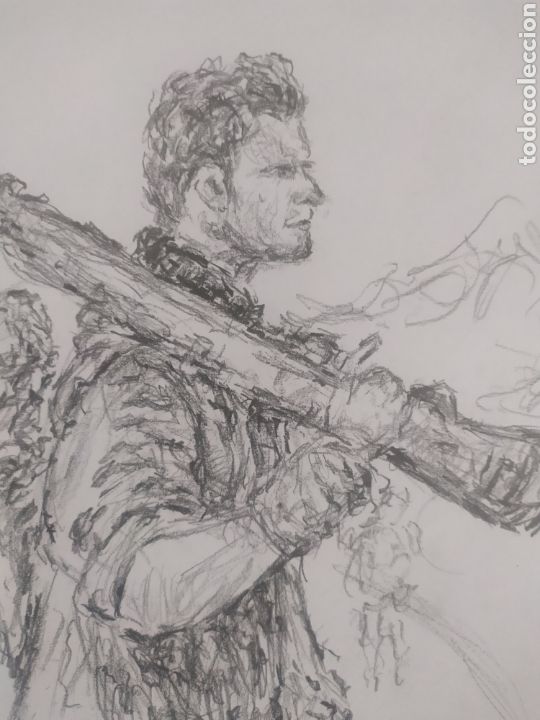 Arte: Soldado de guerra (original) - Foto 4