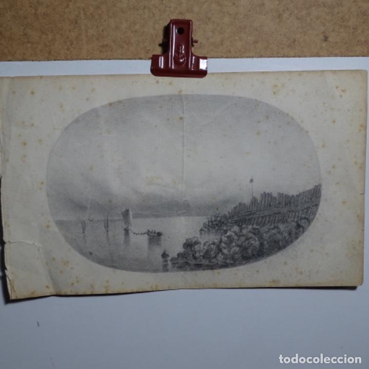 Arte: Dibujo an&oacute;nimo del s. Xix. - Foto 1