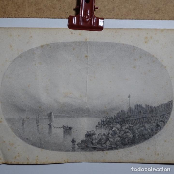 Arte: Dibujo an&oacute;nimo del s. Xix. - Foto 2