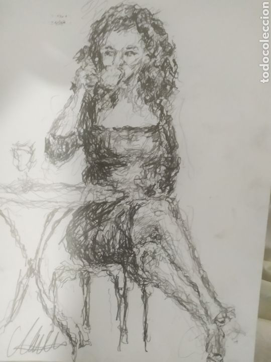 Arte: Tomando el te (original) - Foto 4