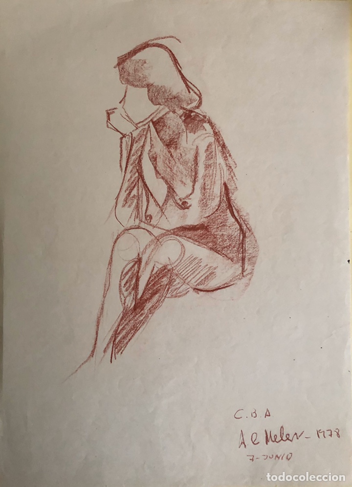 Arte: Castillo Meler,Antonio-Dibujo clarion.
