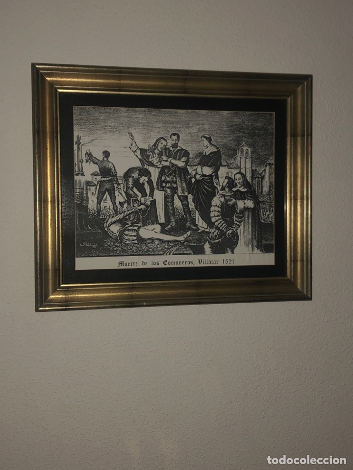 Arte: Lamina. Ejecucion de los Comuneros de castilla - Foto 3