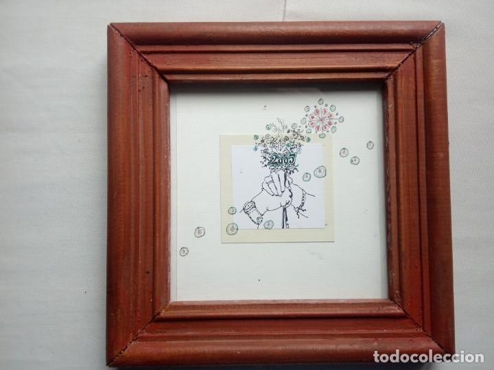 Arte: MINI DIBUJO 2005 ENMARCADO - Foto 1