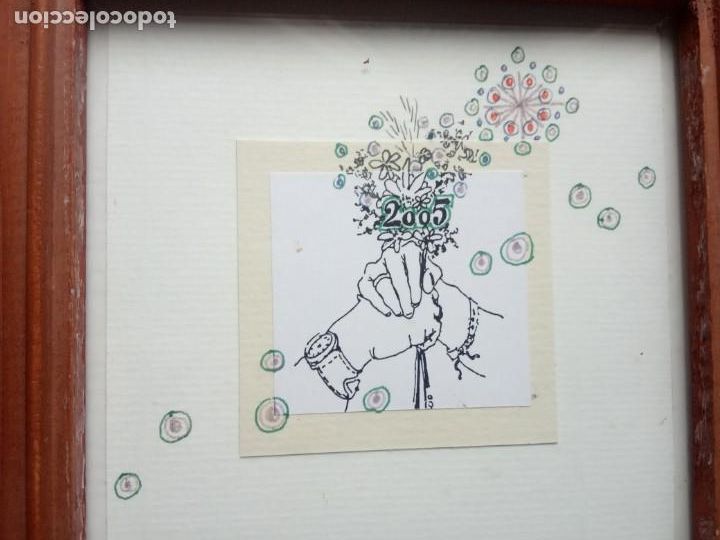 Arte: MINI DIBUJO 2005 ENMARCADO - Foto 2