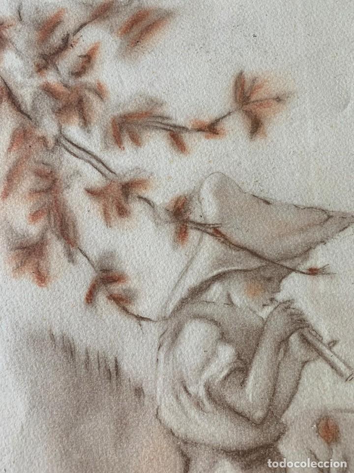 Arte: MONTSERRAT BARTA - PASTORCILLO TOCANDO LA FLAUTA - Foto 3