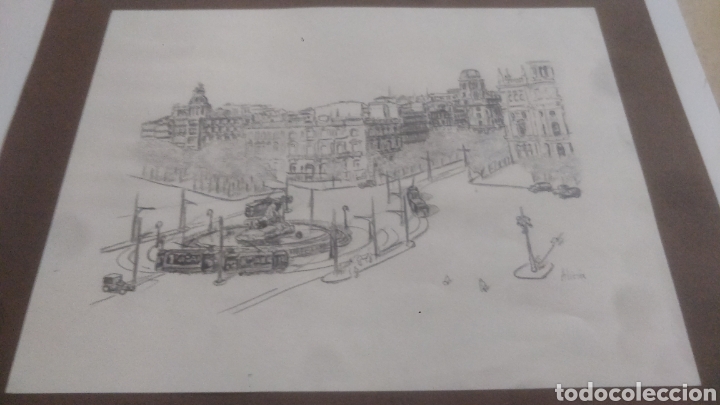Arte: Dibujo de c&oacute;mo era Madrid. - Foto 1
