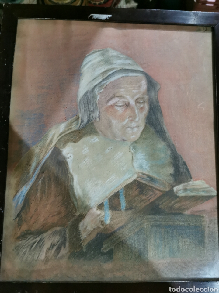 Arte: Cuadro pintado en pastel - Foto 1