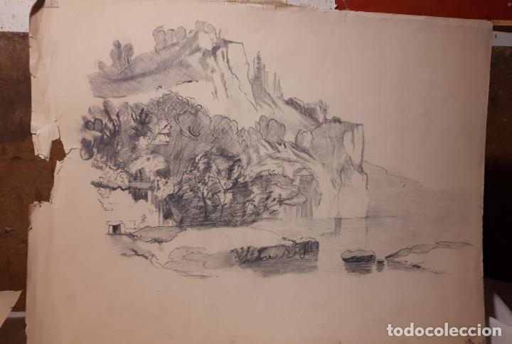 Arte: 16 DIBUJOS A L&Aacute;PIZ DE 1901. - Foto 3