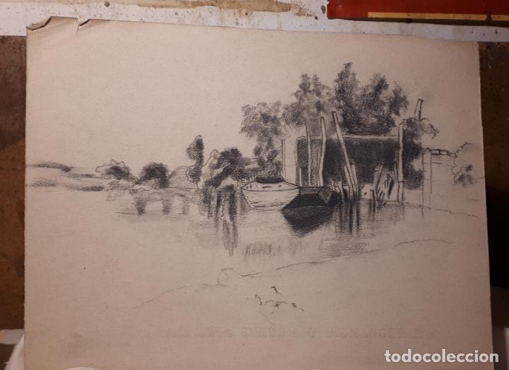 Arte: 16 DIBUJOS A L&Aacute;PIZ DE 1901. - Foto 4