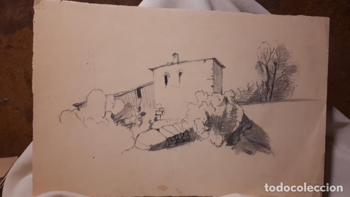 Arte: 16 DIBUJOS A L&Aacute;PIZ DE 1901. - Foto 10