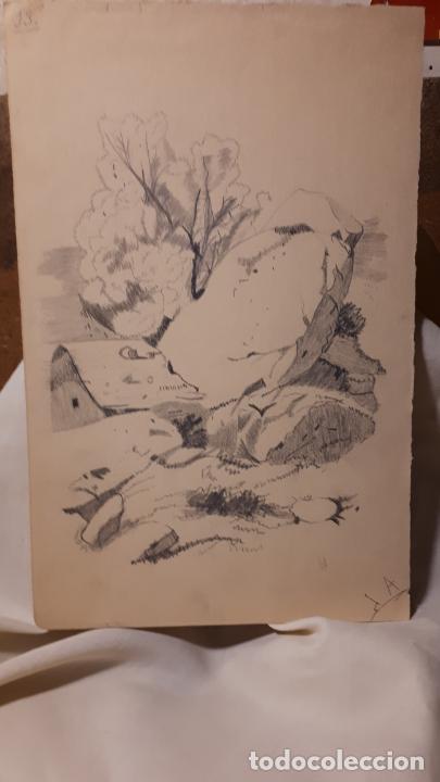 Arte: 16 DIBUJOS A L&Aacute;PIZ DE 1901. - Foto 14