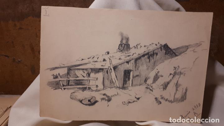 Arte: 16 DIBUJOS A L&Aacute;PIZ DE 1901. - Foto 16