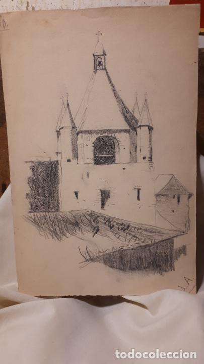 Arte: LOTE DE 17 DIBUJOS DE 1901. - Foto 2