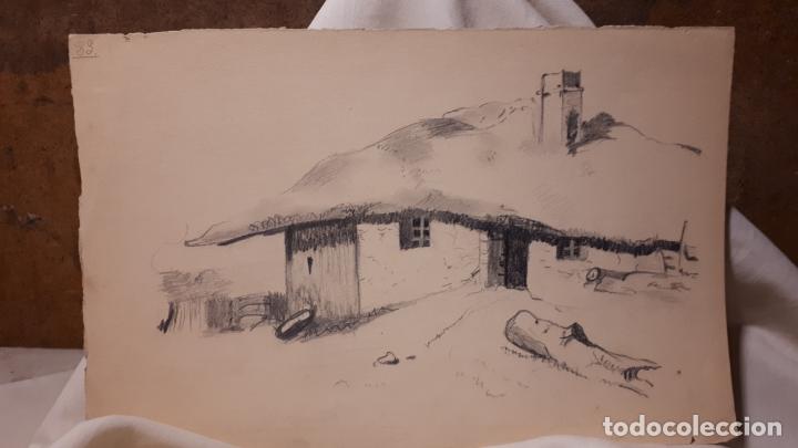 Arte: LOTE DE 17 DIBUJOS DE 1901. - Foto 5