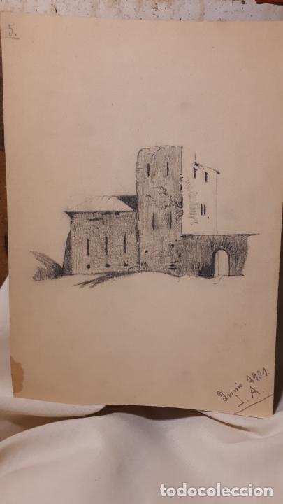 Arte: LOTE DE 17 DIBUJOS DE 1901. - Foto 14