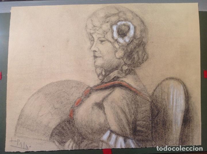 Arte: Luis Palao. Dama elegante. - Foto 1