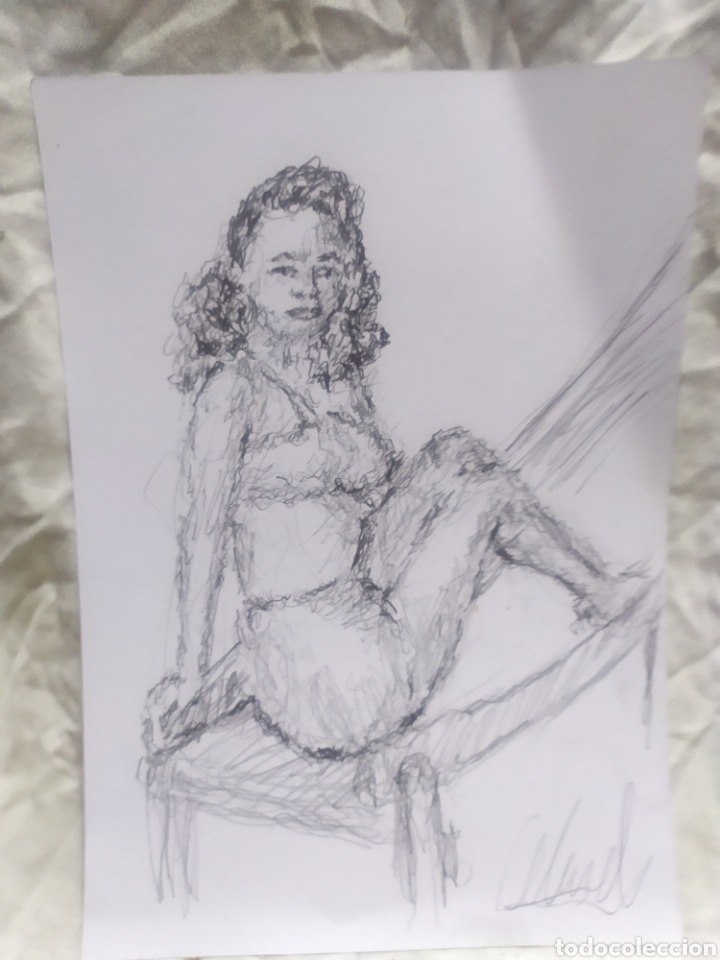 Arte: Mujer a&ntilde;os 60(original) - Foto 2