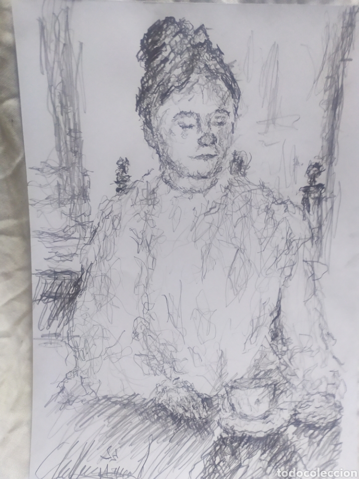 Arte: Tomando el te (original) - Foto 1