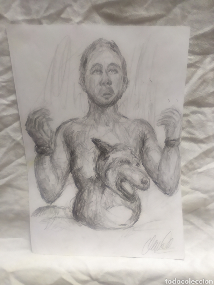 Arte: Hombre lobo (original) - Foto 3