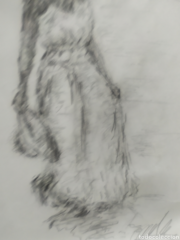 Arte: Mujer junto al mar (original) - Foto 4