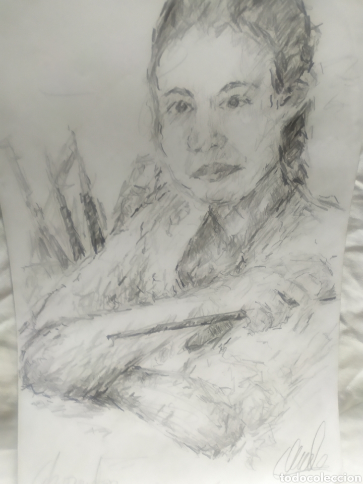 Arte: Chica pintora (original) - Foto 3