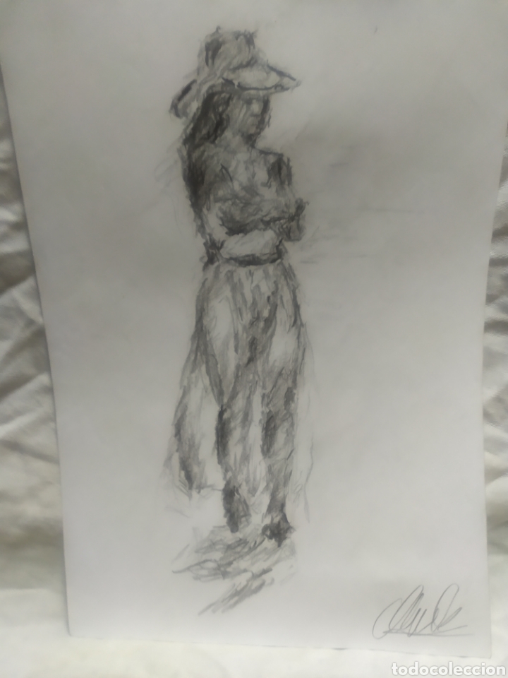 Arte: Junto a la orilla del mar(original) - Foto 1