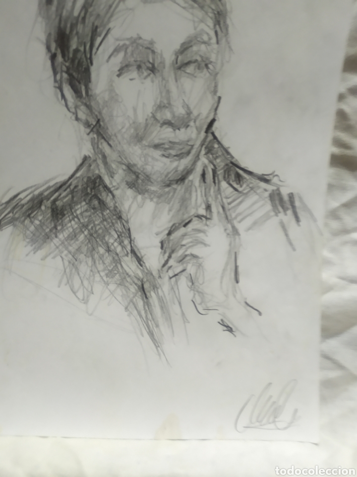 Arte: Retrato mujer mayor (original) - Foto 3