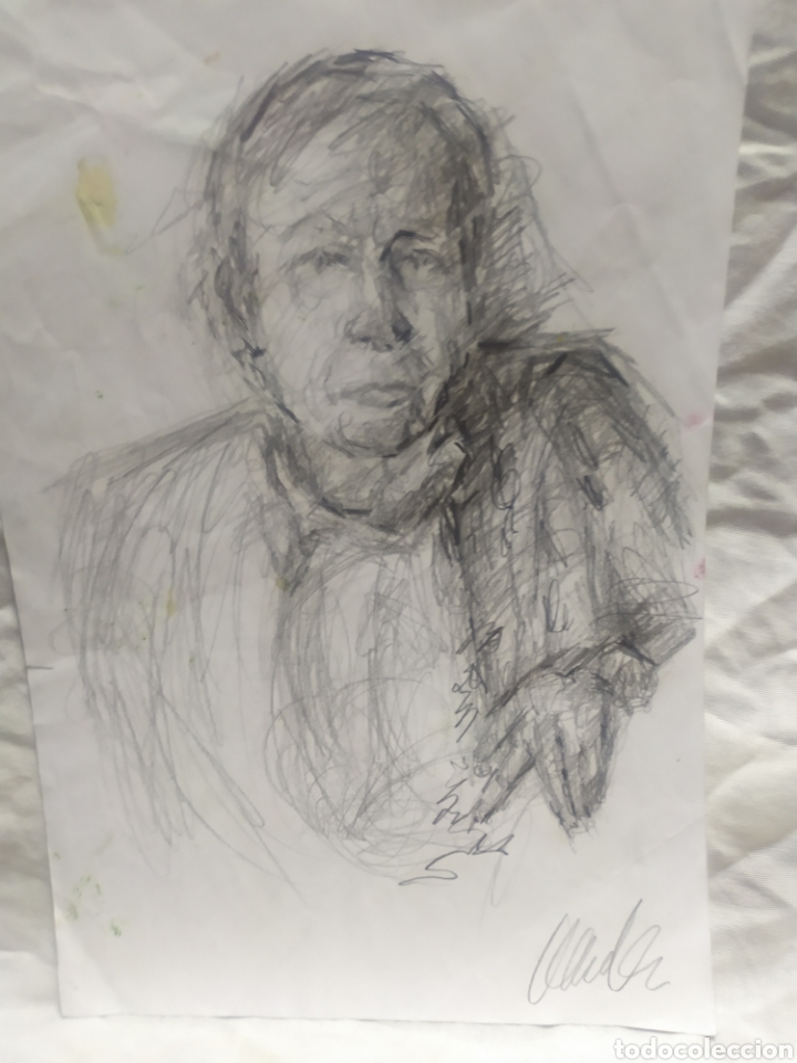 Arte: Hombre mayor (original) - Foto 1