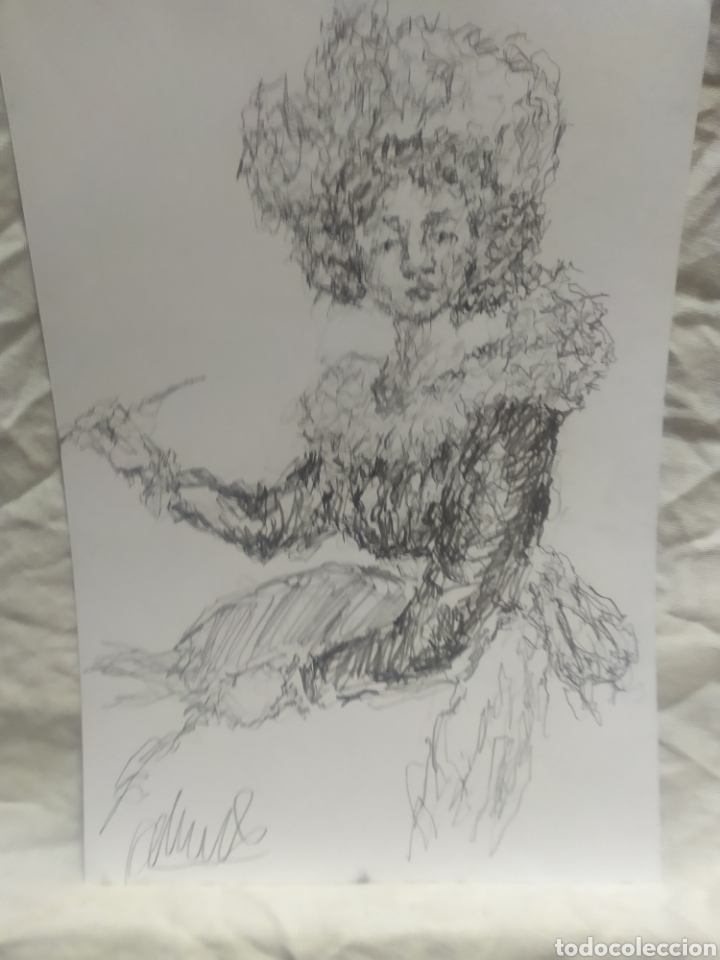 Arte: Chica pintora (original) - Foto 2