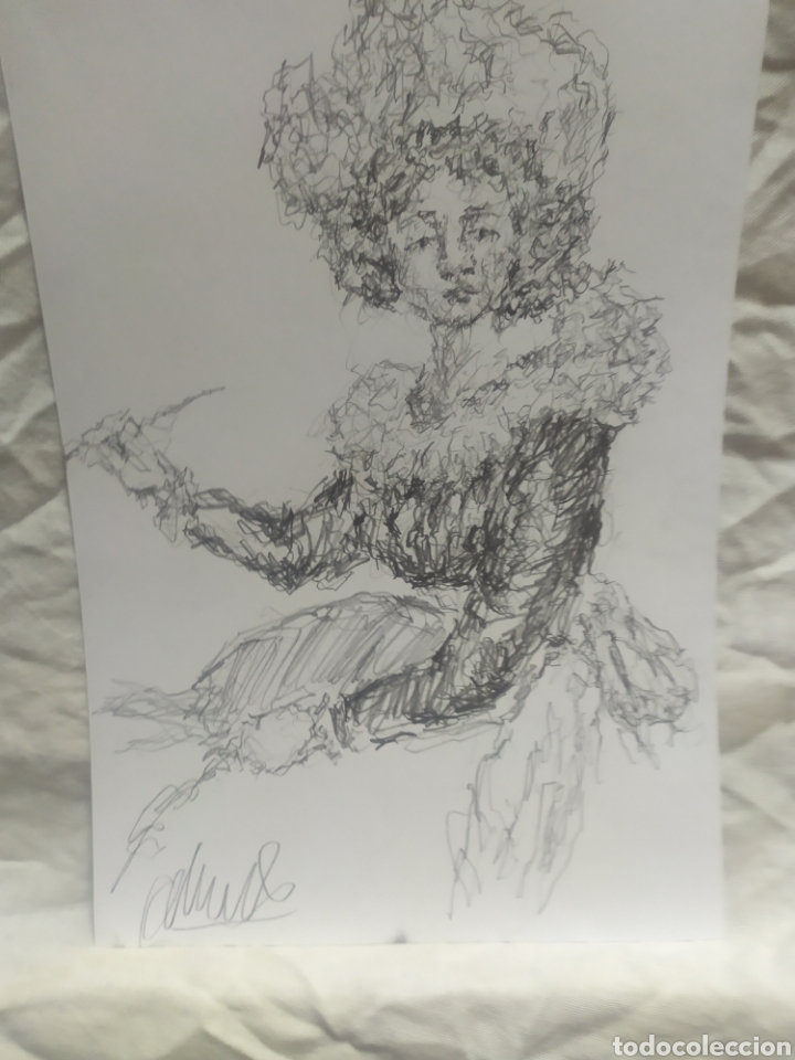 Arte: Chica pintora (original) - Foto 4