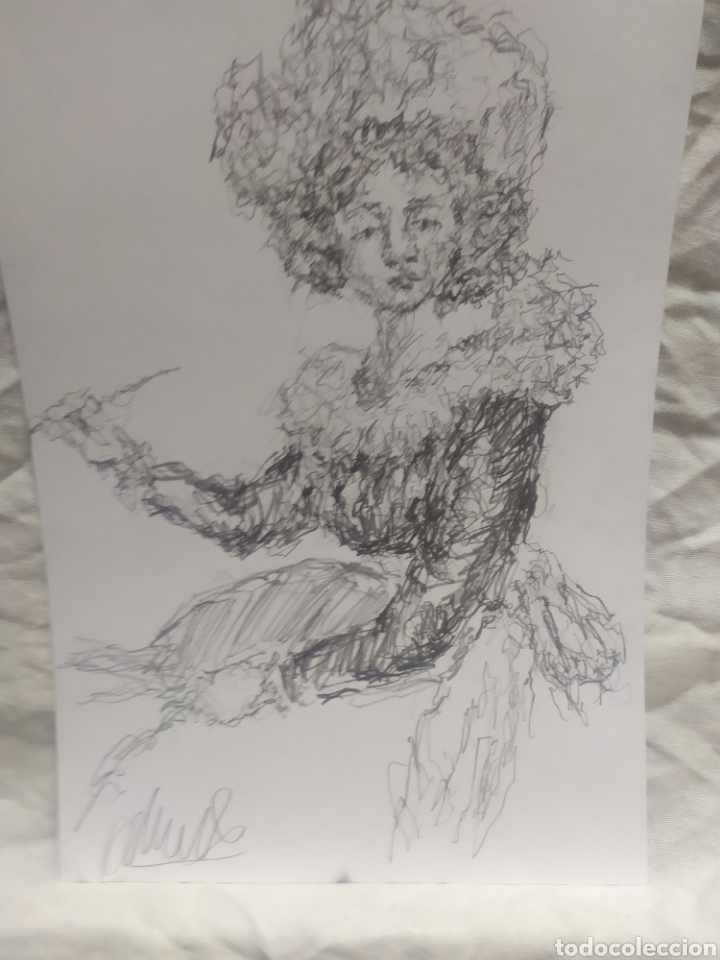 Arte: Chica pintora (original) - Foto 1
