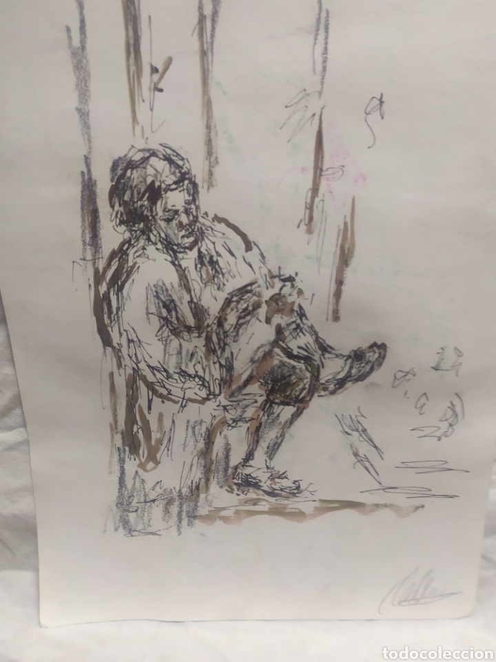 Arte: Mujer de pueblo (original) - Foto 2