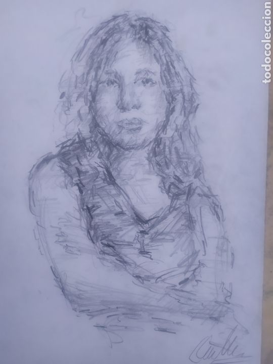 Arte: Chica coqueta (original) - Foto 1