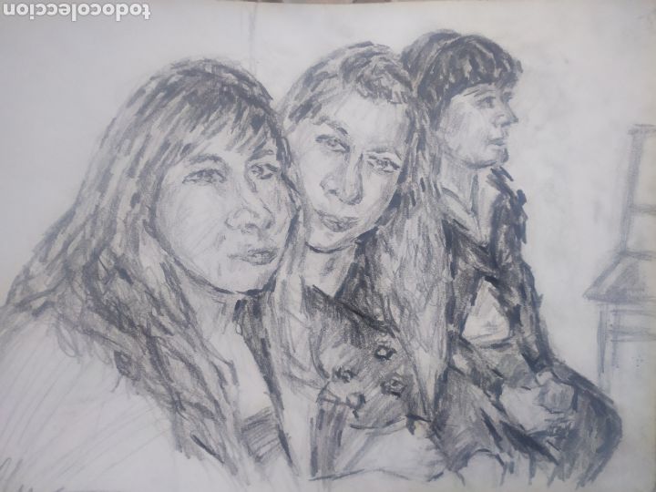Arte: Amigas (original) - Foto 2