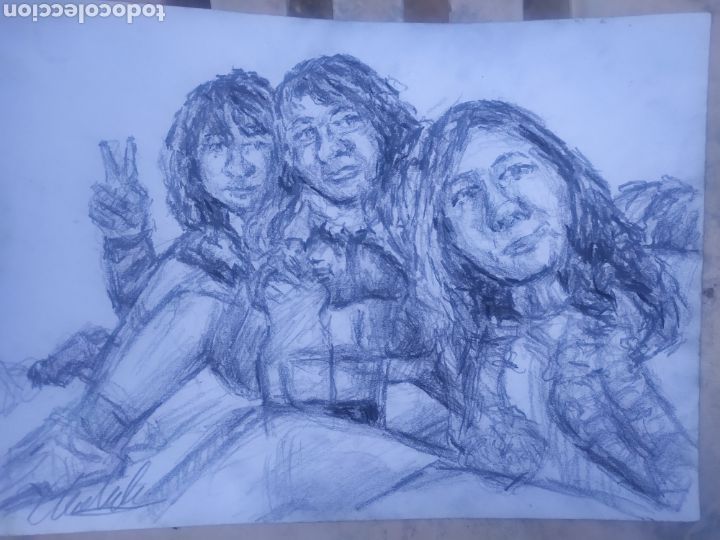 Arte: Amigas (original) - Foto 1