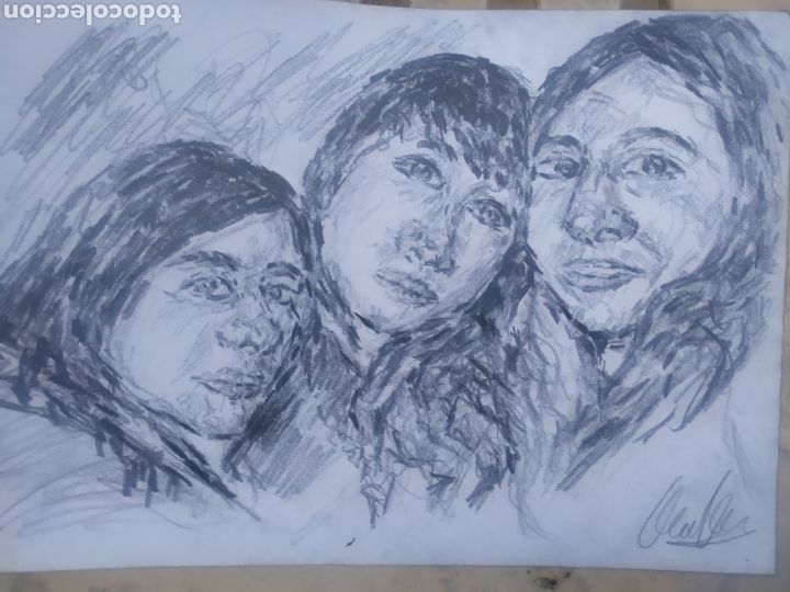 Arte: Amigas (original) - Foto 1