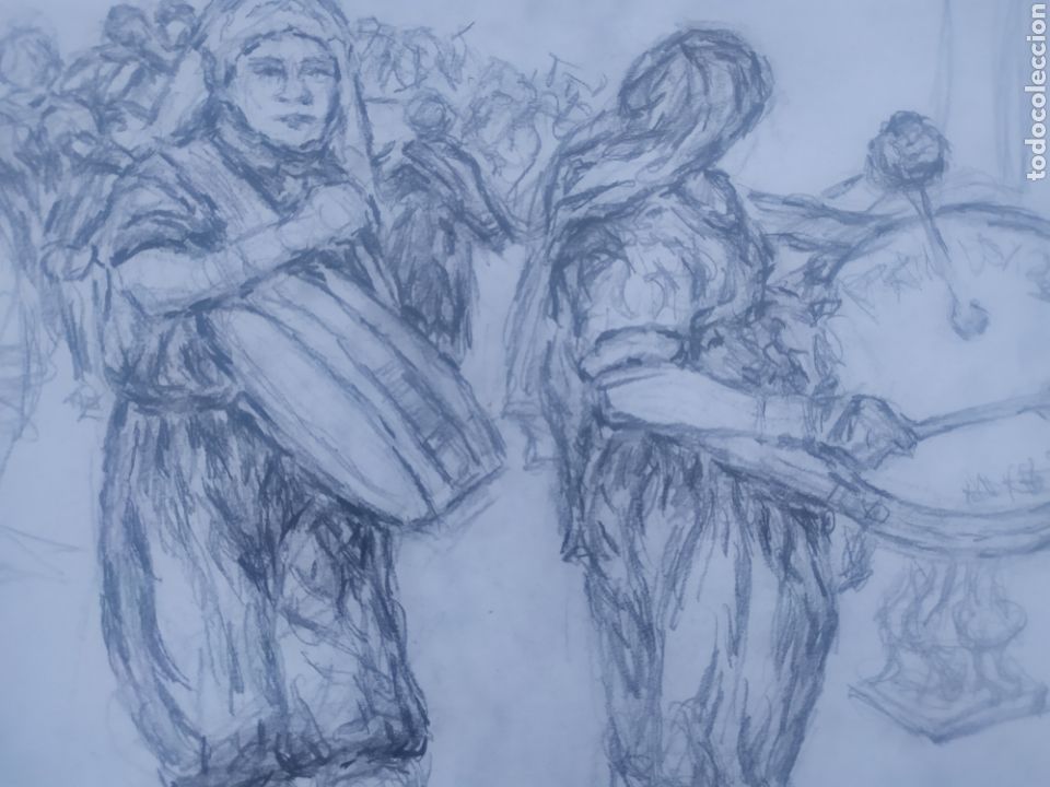 Arte: Tamborada semana Santa (original) - Foto 3