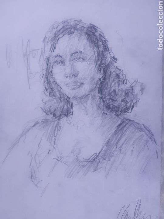 Arte: Retrato mujer (original) - Foto 2
