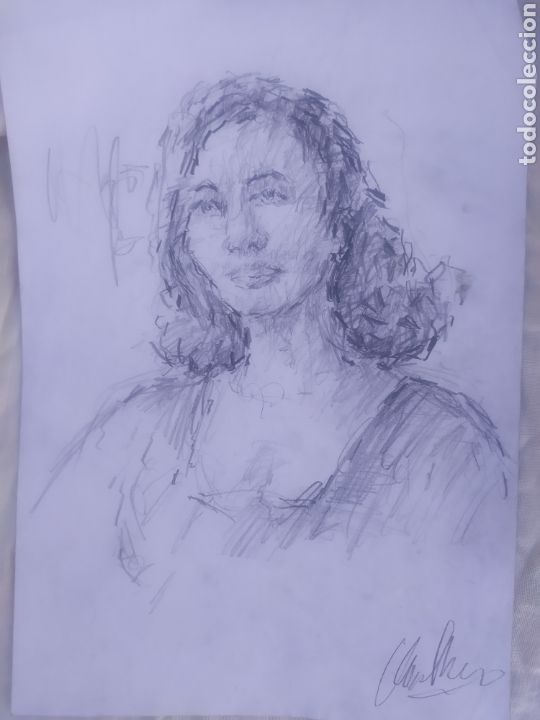 Arte: Retrato mujer (original) - Foto 1