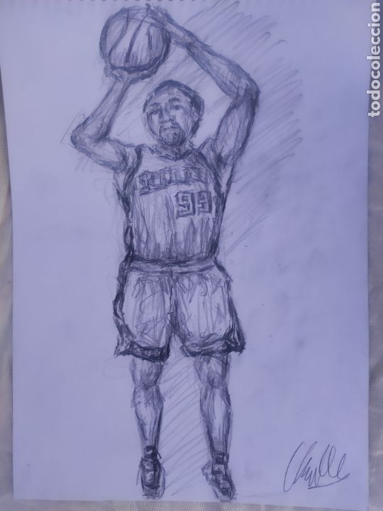 Kunst: Jugador baloncesto (original)