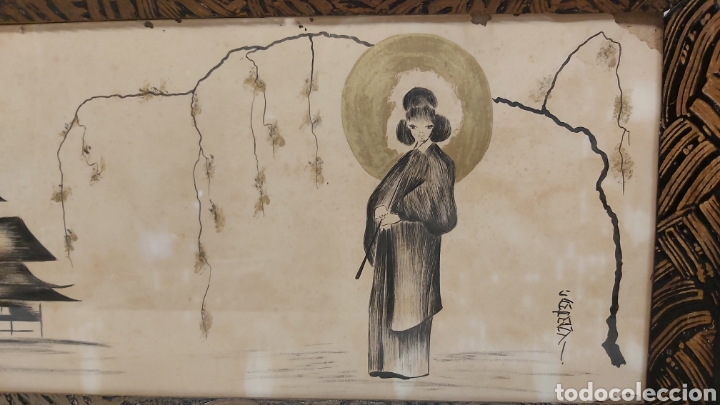 Arte: Cuadro dibujo japones - Foto 2